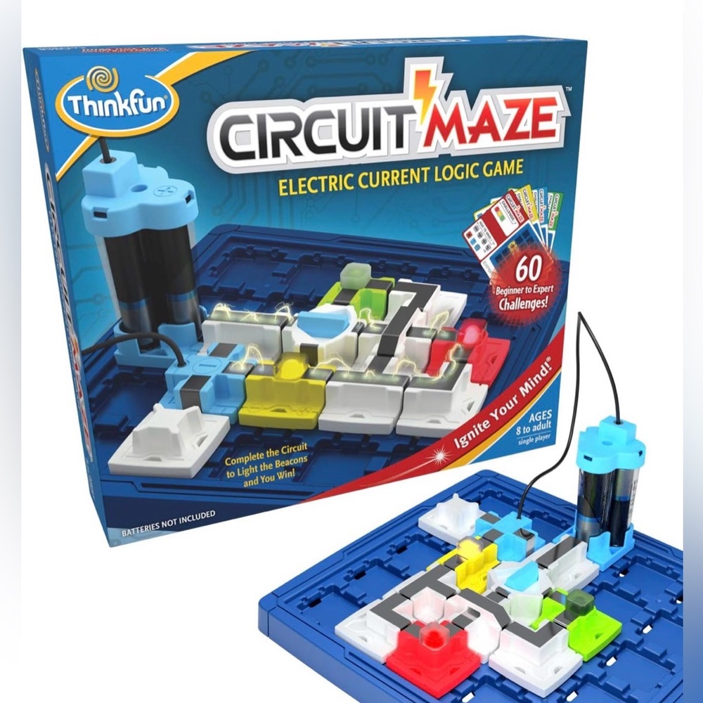 NWOT ThinkFun Circuit Maze Game Brain-boosting STEM Toy of the Year Finalist